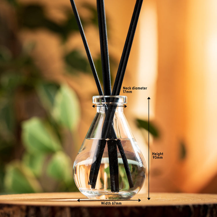 Candle Shack Diffuser Bottle 100ml Ava Diffuser - Clear (Box of 6)