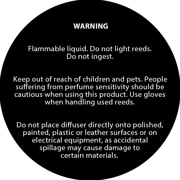 Diffuser Safety Labels