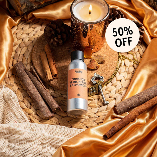 Candle Shack Fragrance Cinnamon, Frankincense & Cedarwood Fragrance Oil