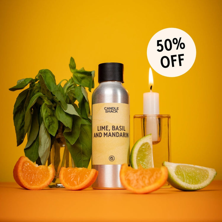 Candle Shack Fragrance Lime, Basil & Mandarin Fragrance Oil