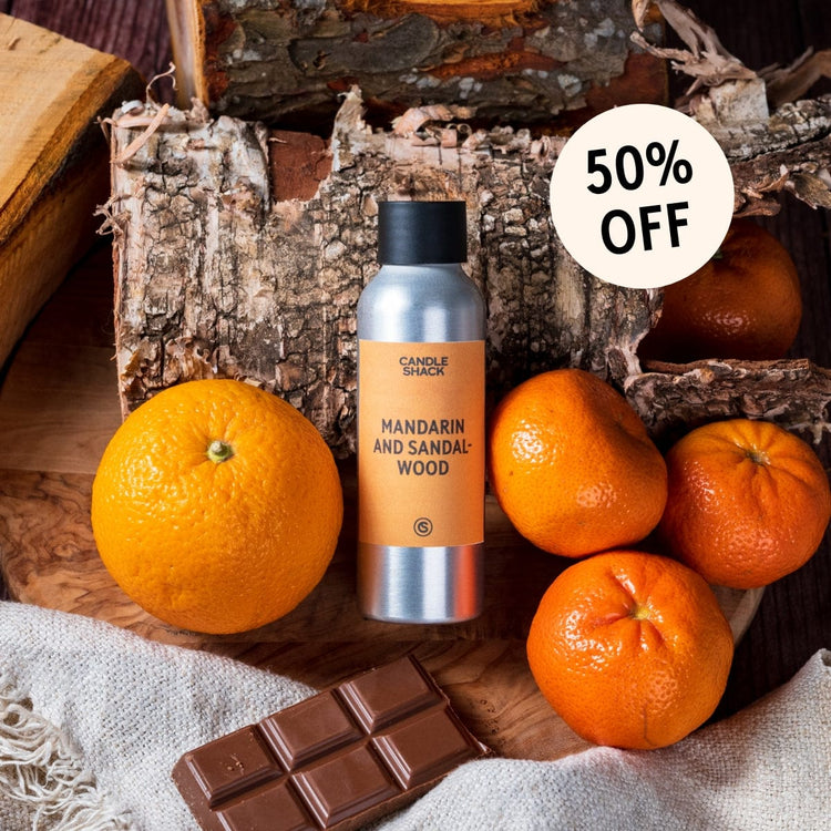 Candle Shack Fragrance Mandarin & Sandalwood Fragrance Oil