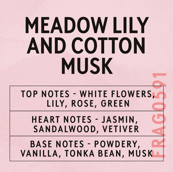 Candle Shack Fragrance Meadow Lily & Cotton Musk Fragrance Oil