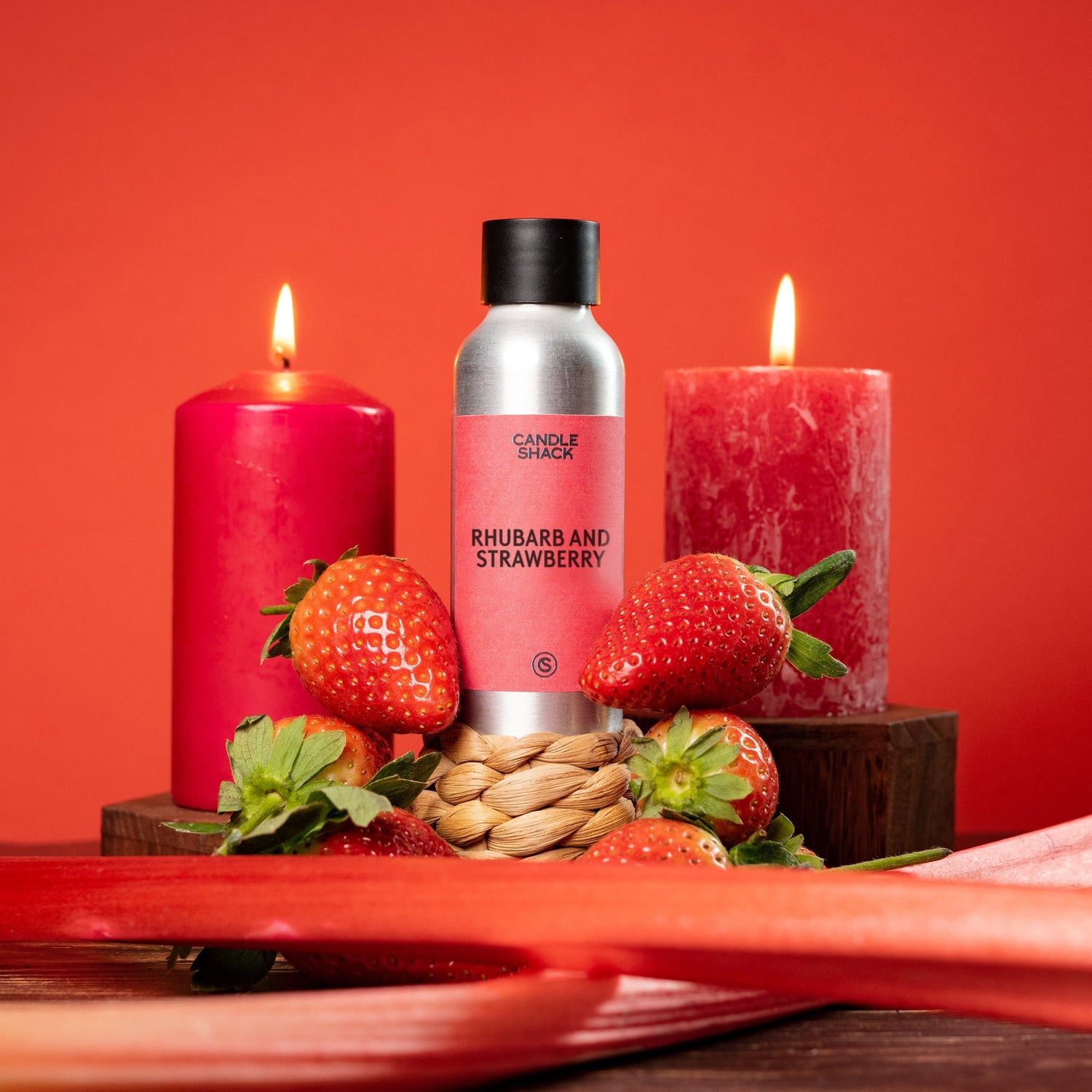 Candle Shack Fragrance Rhubarb & Strawberry Fragrance Oil