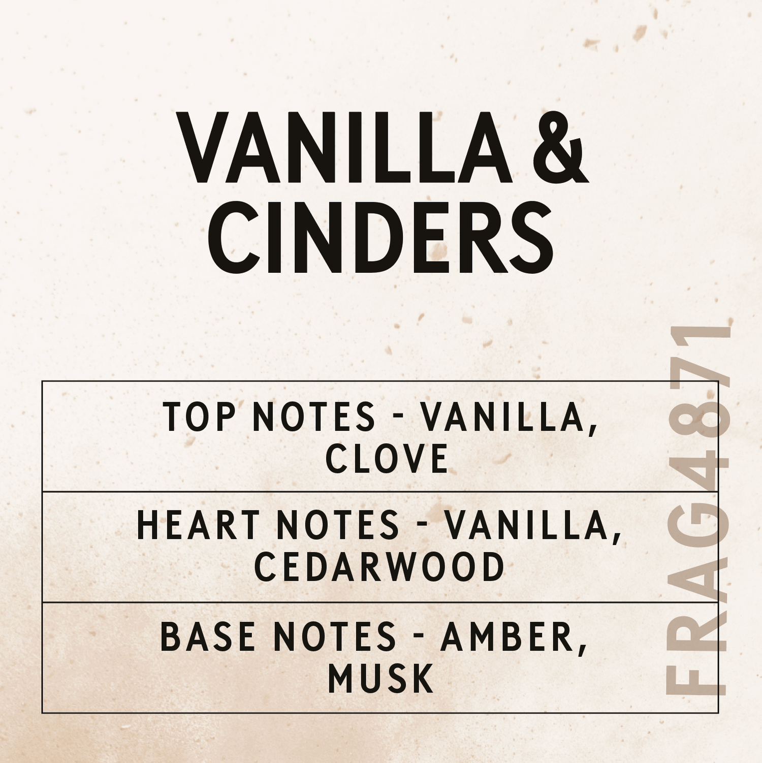 Candle Shack Fragrance Vanilla & Cinders