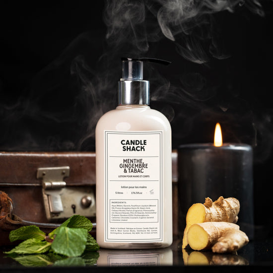 Candle Shack Soap Hand & Body Lotion - Mint Ginger & Tobacco