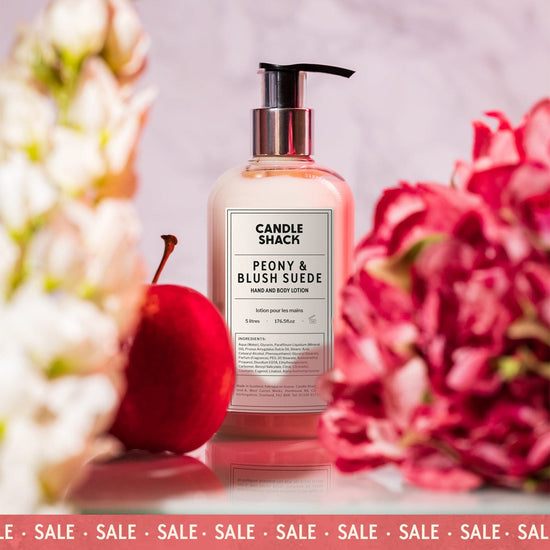 Candle Shack Soap Hand & Body Lotion - Peony & Blush Suede