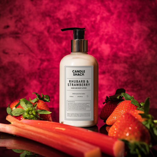 Candle Shack Soap Hand & Body Lotion - Rhubarb & Strawberry