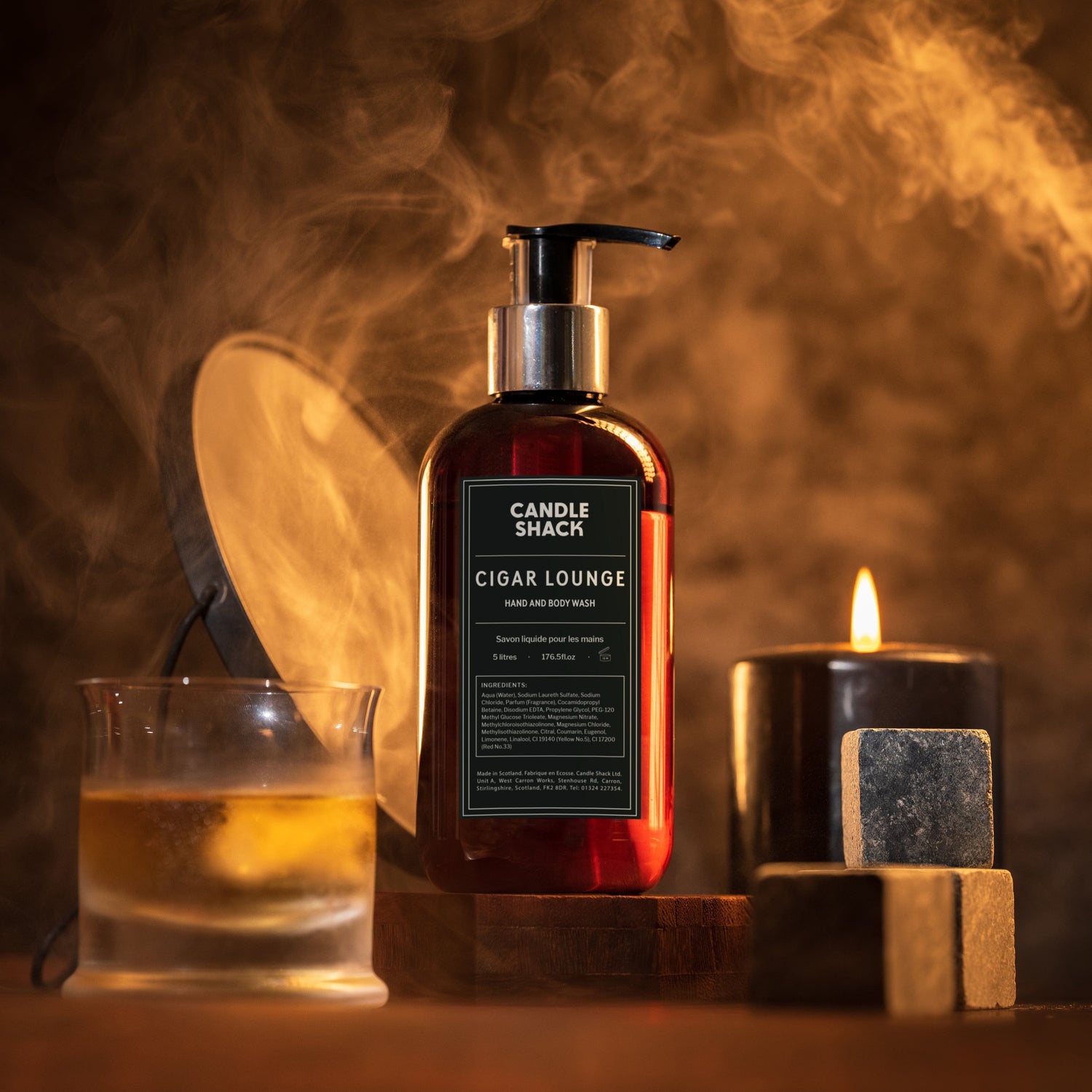 Candle Shack Soap Soap2Go - Cigar Lounge Liquid Soap