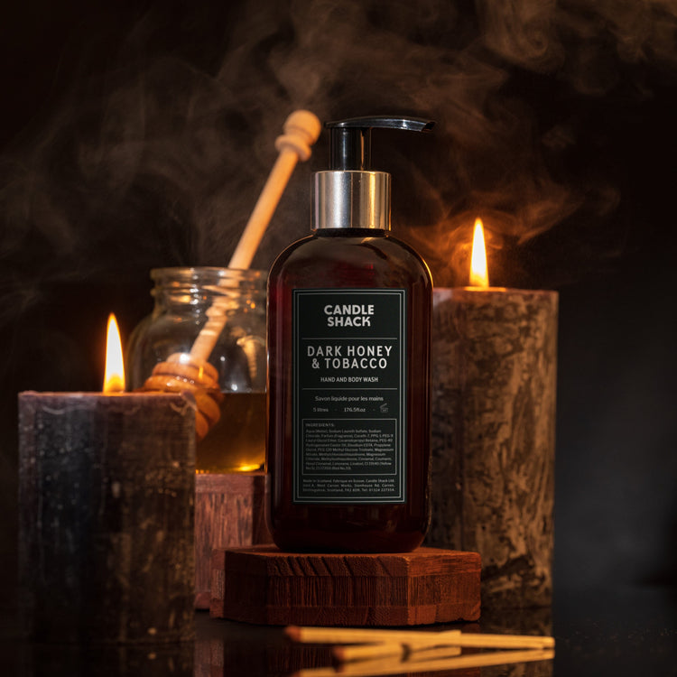 Candle Shack Soap Soap2Go - Dark Honey & Tobacco Liquid Soap