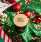Candle Shack UK Lid Joyeux Noël - Christmas Natural Wooden Lid For 30cl Candle