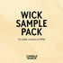 Candle Shack Wick Wick Sample Pack For Pillar Candles In HPM