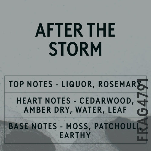 After The Storm Fragrance Oil scent card (English)