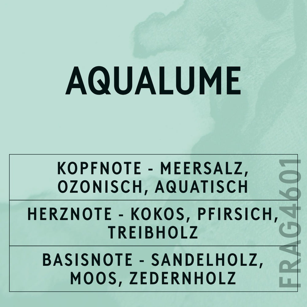 AquaLume Fragrance Oil scent card (German)