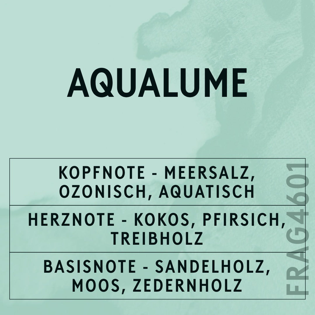 AquaLume Fragrance Oil scent card (German)