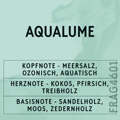 AquaLume Fragrance Oil scent card (German)