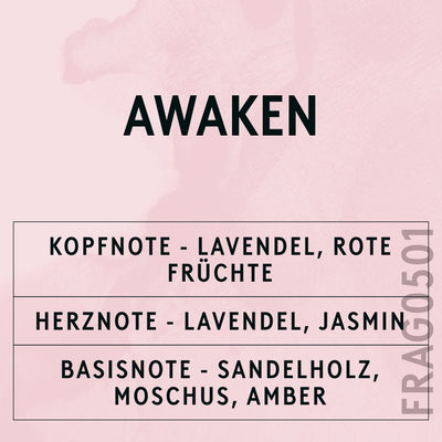 Awaken Fragrance Oil scent card (German)