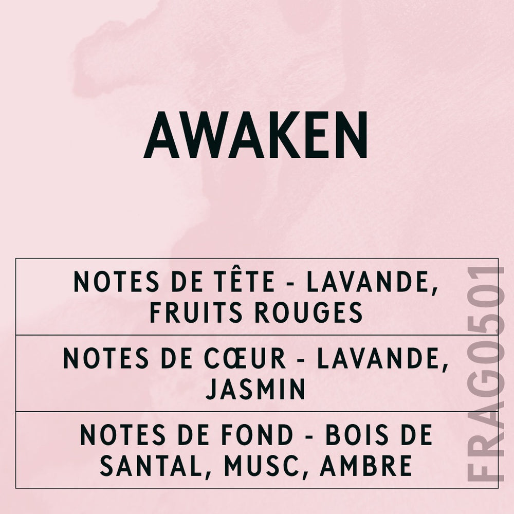 Awaken Fragrance Oil scent card (French)