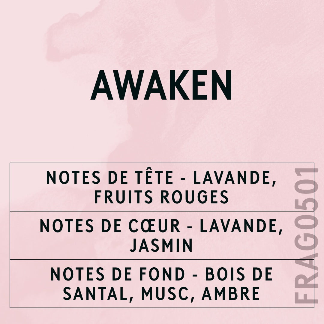 Awaken Fragrance Oil scent card (French)