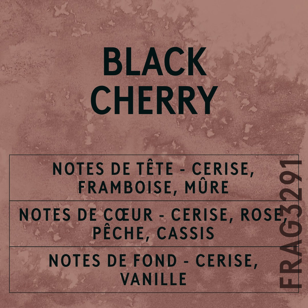 Black Cherry Fragrance Oil scent card (French)