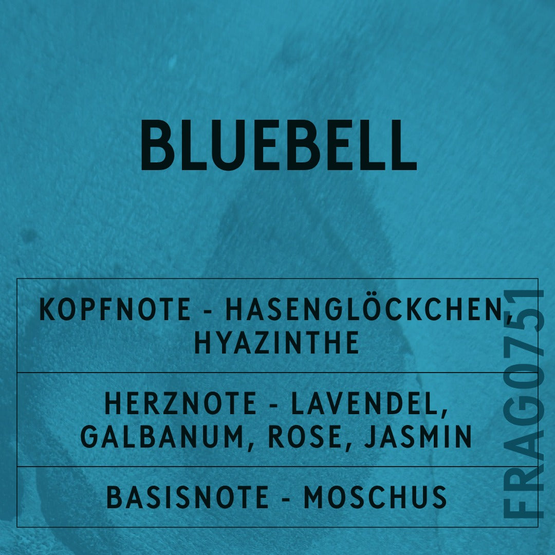 Bluebell Fragrance Oil scent card (German)
