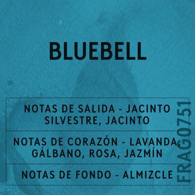 Bluebell Fragrance Oil scent card (Spanish)