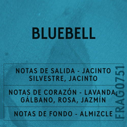 Bluebell Fragrance Oil scent card (Spanish)