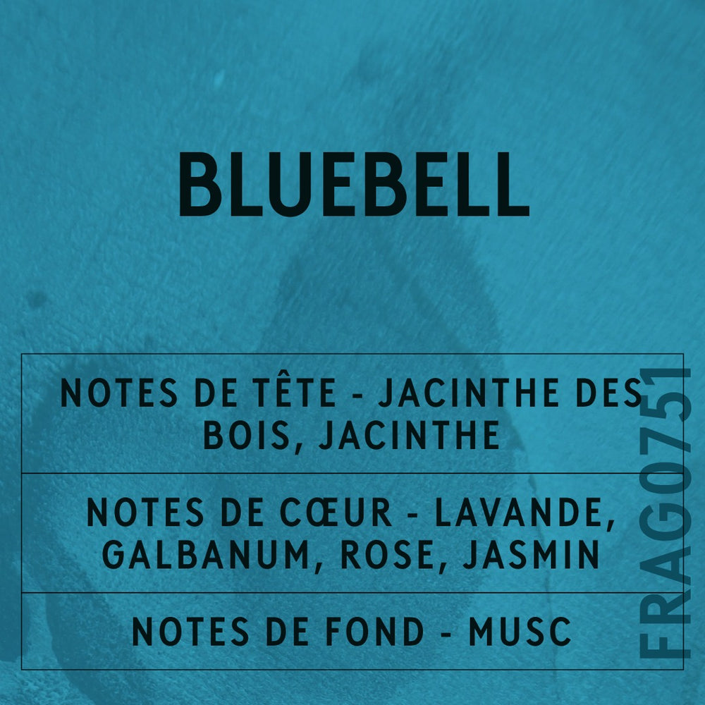 Bluebell Fragrance Oil scent card (French)