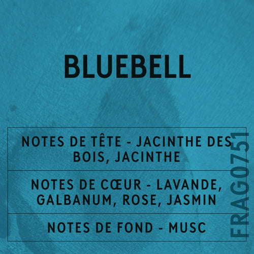 Bluebell Fragrance Oil scent card (French)