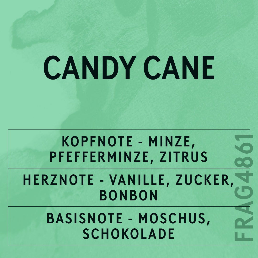 Candy Cane Fragrance Oil scent card (German)