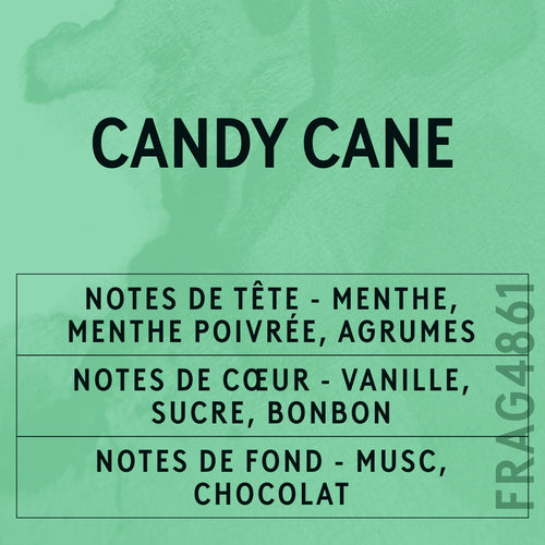 Candy Cane Fragrance Oil scent card (French)