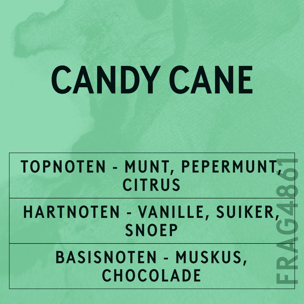 Candy Cane Fragrance Oil scent card (Dutch)