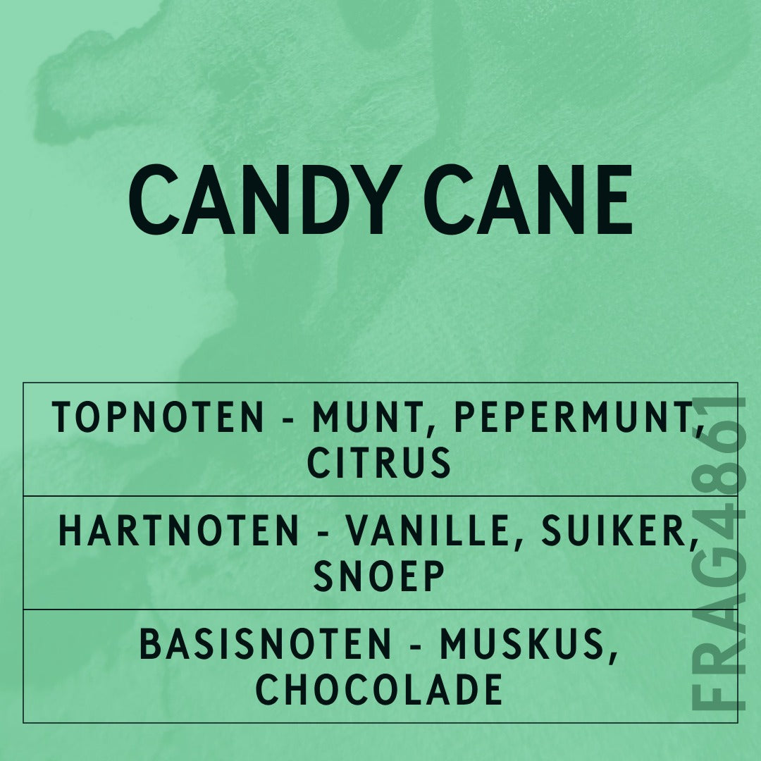 Candy Cane Fragrance Oil scent card (Dutch)
