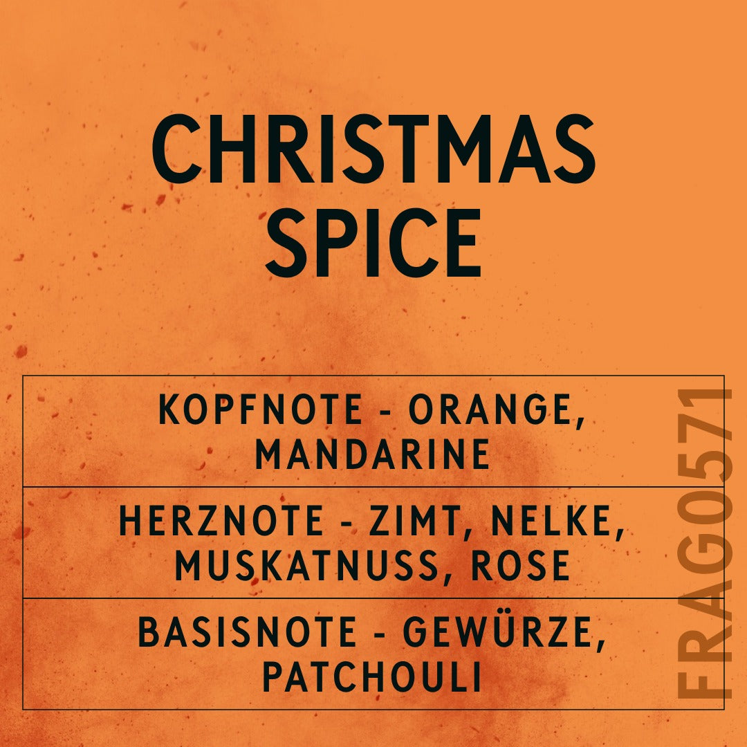 Christmas Spice Fragrance Oil scent card (German)