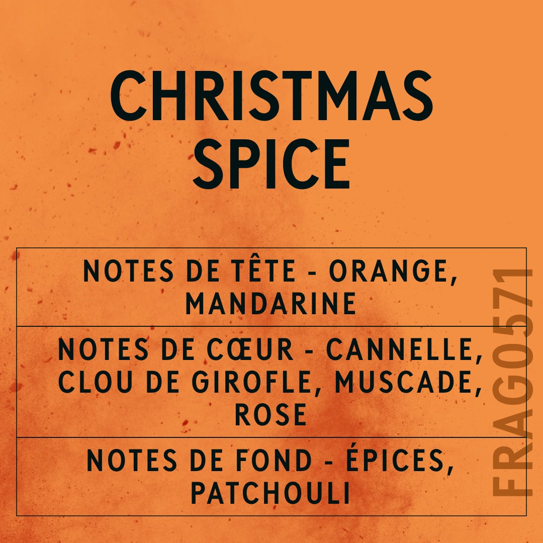 Christmas Spice Fragrance Oil scent card (French)