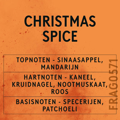 Christmas Spice Fragrance Oil scent card (Dutch)