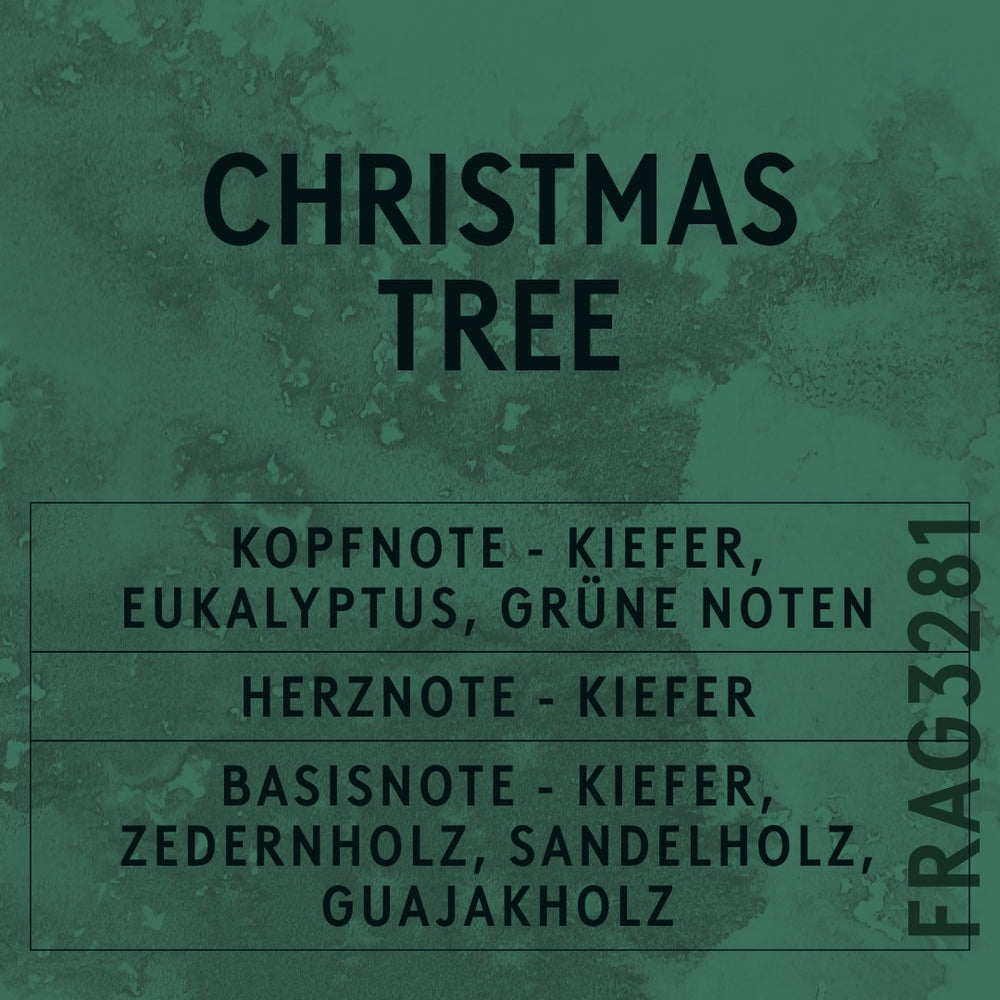 Christmas Tree Fragrance Oil scent card (German)