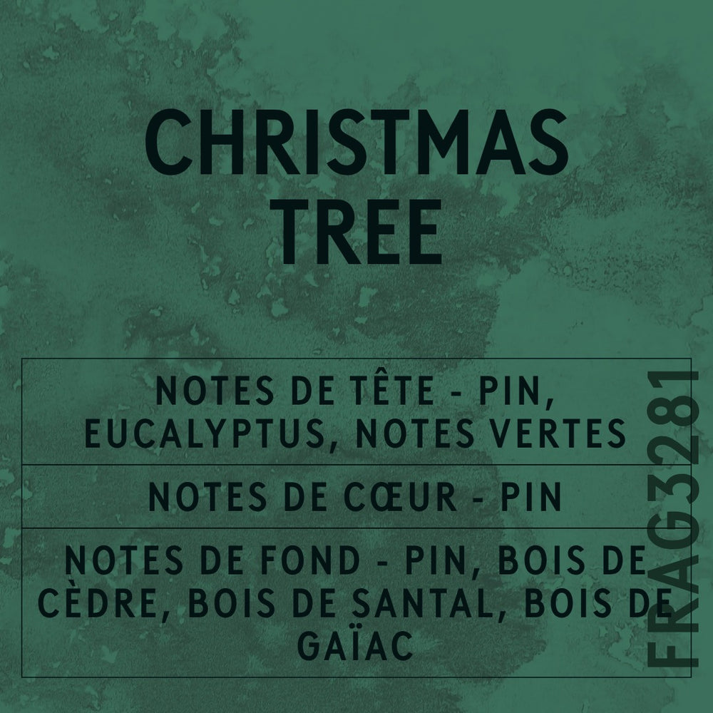 Christmas Tree Fragrance Oil scent card (French)