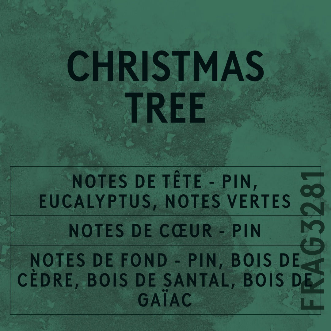 Christmas Tree Fragrance Oil scent card (French)