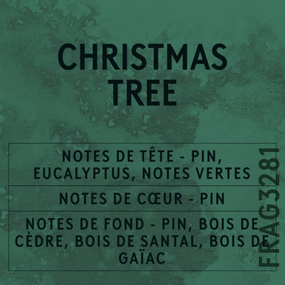 Christmas Tree Fragrance Oil scent card (French)