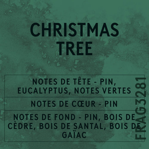 Christmas Tree Fragrance Oil scent card (French)