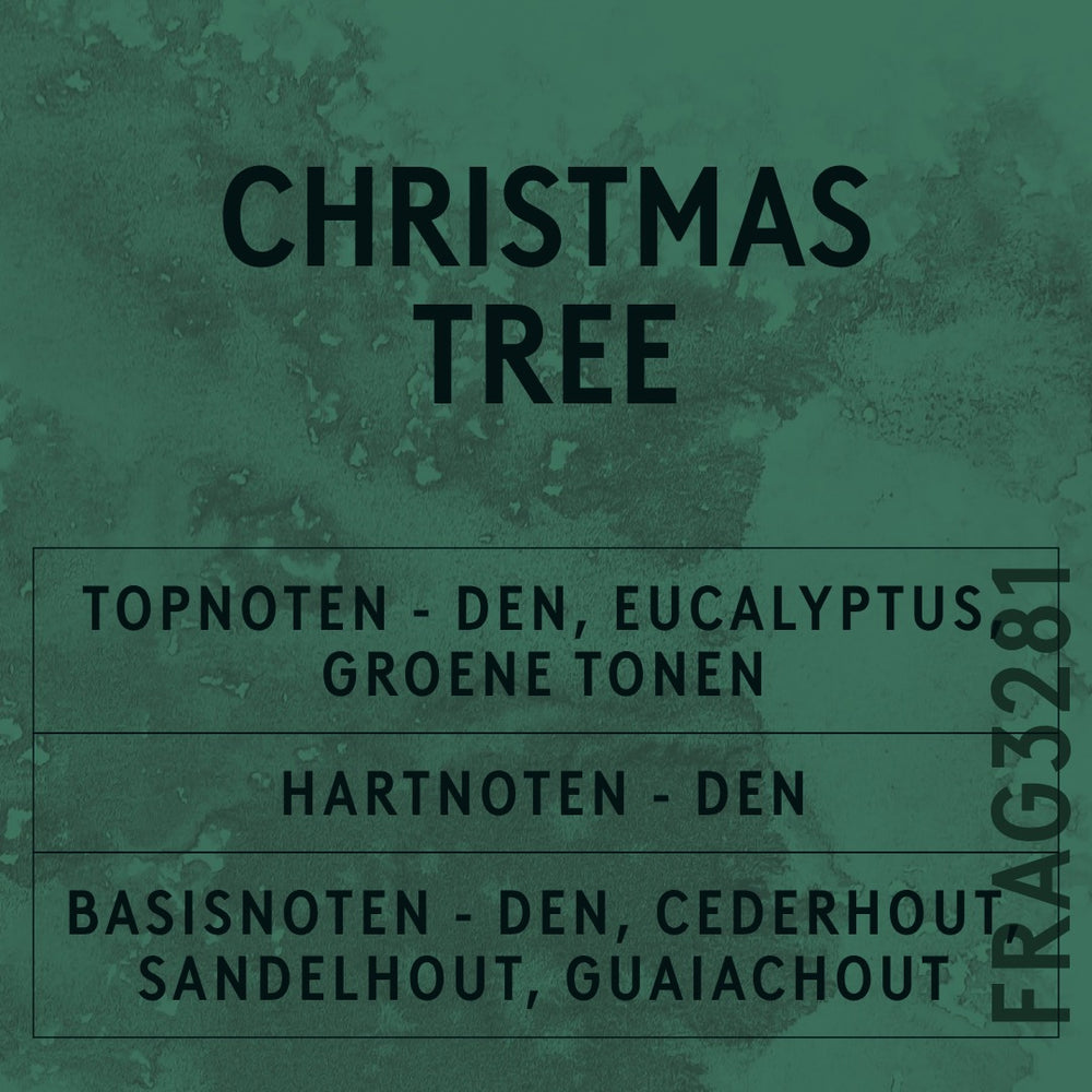 Christmas Tree Fragrance Oil scent card (Dutch)