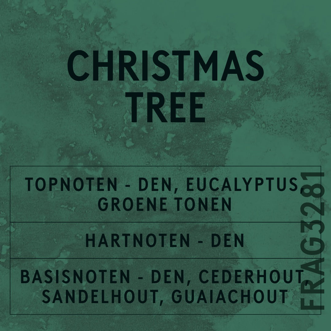 Christmas Tree Fragrance Oil scent card (Dutch)