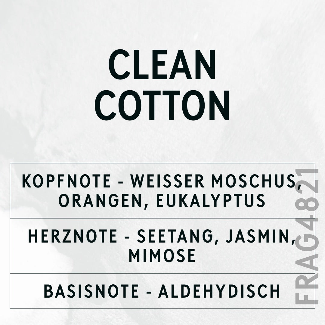 Clean Cotton Fragrance Oil scent card (German)
