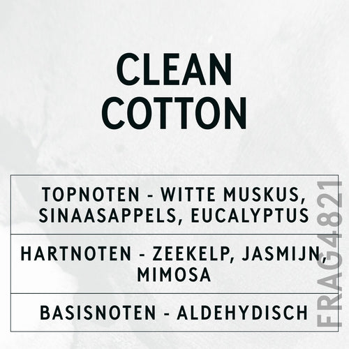 Clean Cotton Fragrance Oil scent card (Dutch)