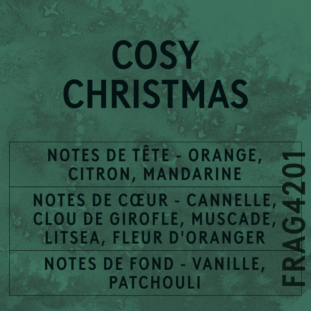 Cosy Christmas Fragrance Oil scent card (French)