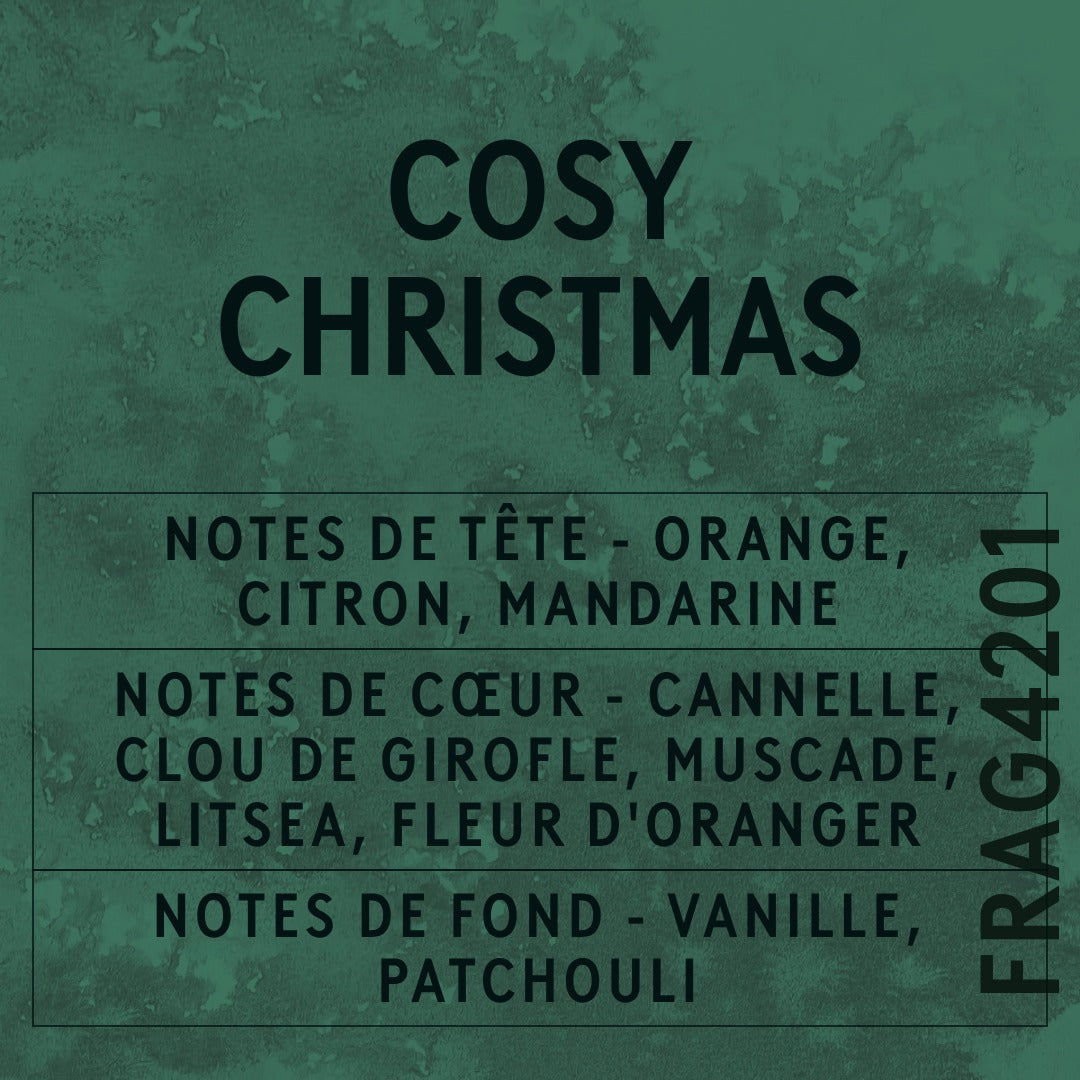 Cosy Christmas Fragrance Oil scent card (French)