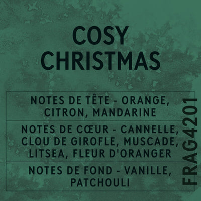 Cosy Christmas Fragrance Oil scent card (French)