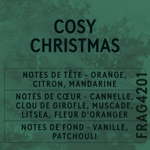 Cosy Christmas Fragrance Oil scent card (French)