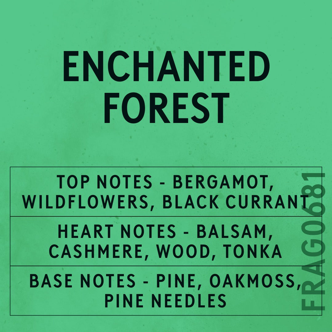 Enchanted Forest Fragrance Oil scent card (English)