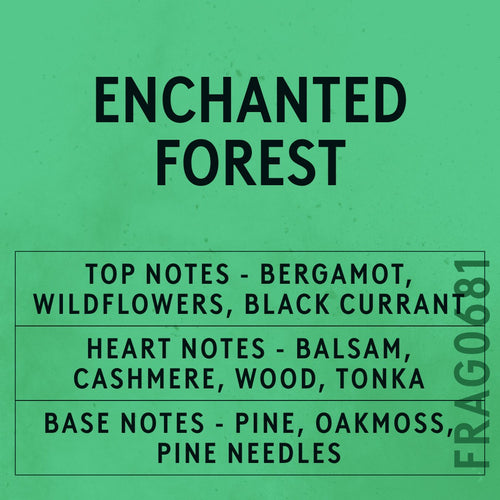 Enchanted Forest Fragrance Oil scent card (English)